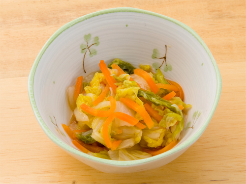 お気軽オーダー 白菜と人参の和え物
