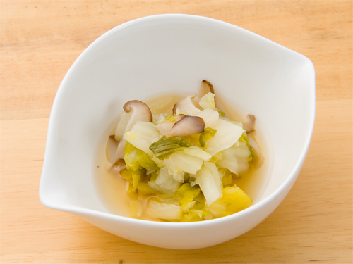 お気軽オーダー 白菜のレモン風味和え