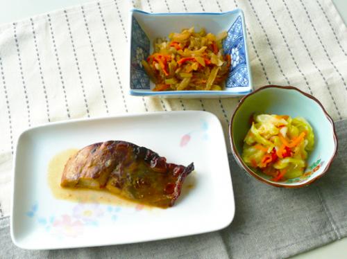 あじの漬け焼きセット