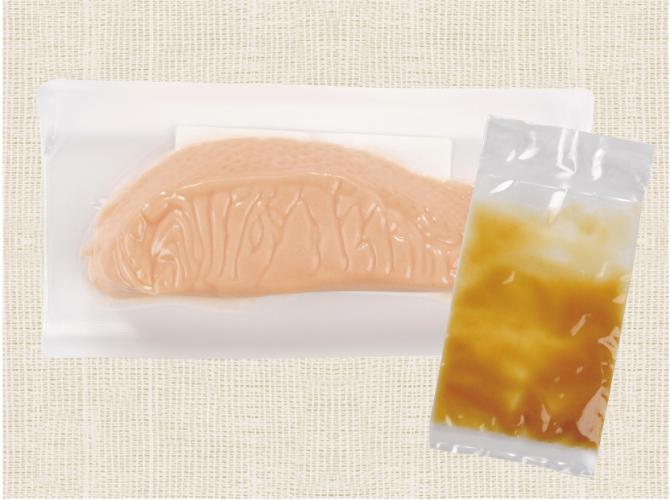 すむーす食つるりん　白身魚の梅肉ソース